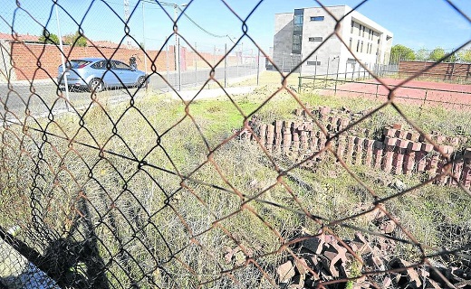 Terrenos donde se prevé construir la residencia de mayores de Medina del Campo.